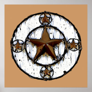 PÓSTER ESTRELA DE TEXAS SUJA