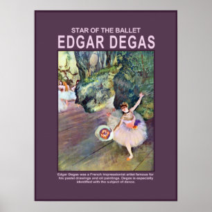 Poster Estrela do Ballet de Edgar Degas