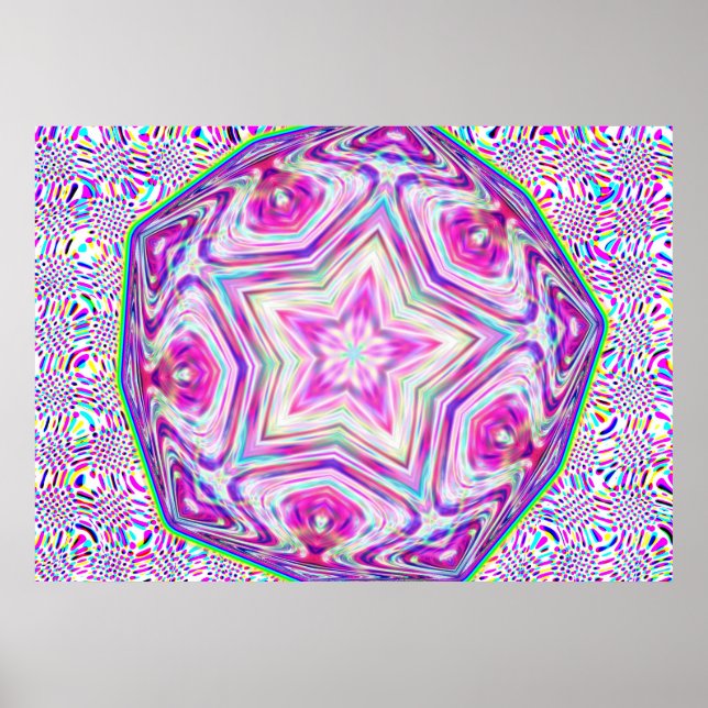 Poster Estrela do Pentágono (Frente)