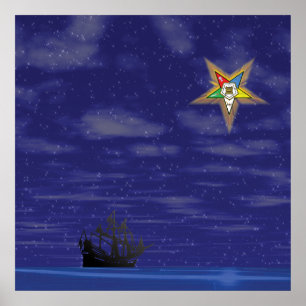 Póster Estrela oriental do guia