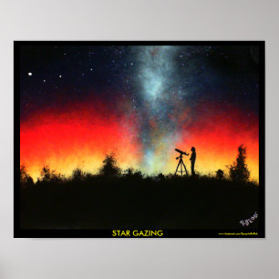 Poster Estrela que olha