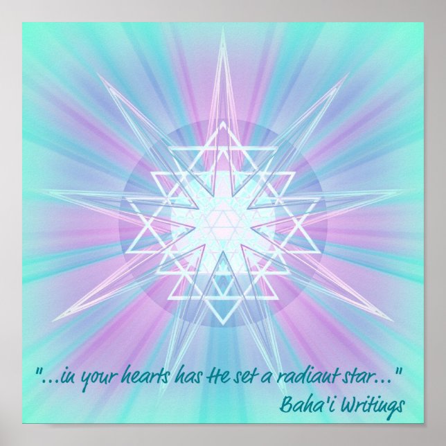 Poster Estrela Radiante (Frente)