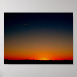 Póster Estrela Sunset