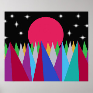 Poster Estrela Sunset