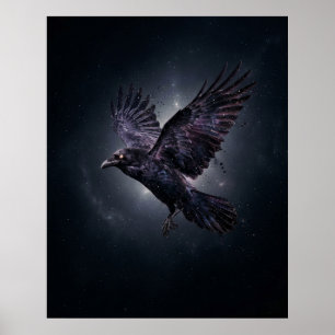 Poster Estrela Vazia Corvo Cósmico