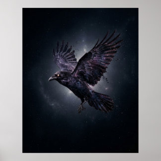 Poster Estrela Vazia Corvo Cósmico
