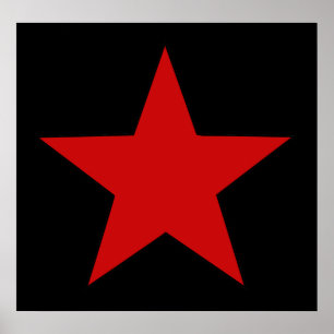 Póster Estrela vermelha