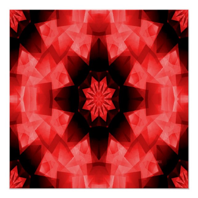 Póster Estrela Vermelha Poppy. (Frente)