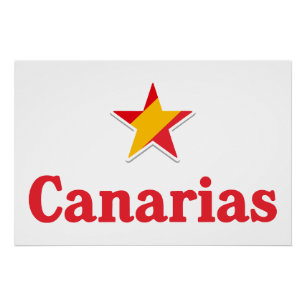 Póster Estrelas da Espanha – Canárias