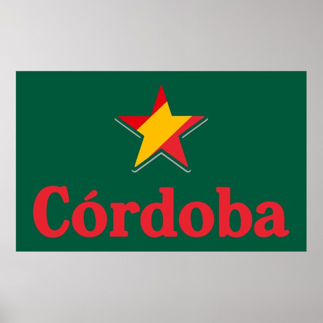 Poster Estrelas da Espanha – Córdova (Frente)