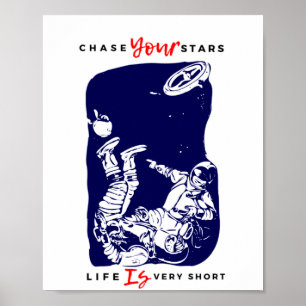 Poster Estrelas de Astronauta no Vacuumagem