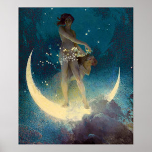 Poster Estrelas de dispersão de primavera por Edwin Blas