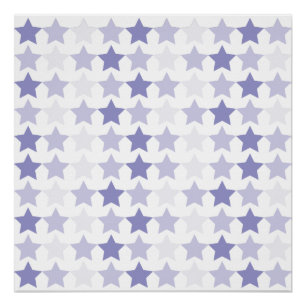 Póster Estrelas de Ombre Azul Patriótica