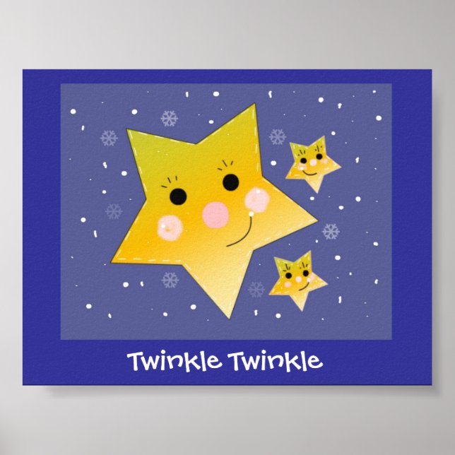 Poster Estrelas de Sorriso de Twinkle (Frente)
