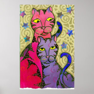 Póster Estrelas do gato N