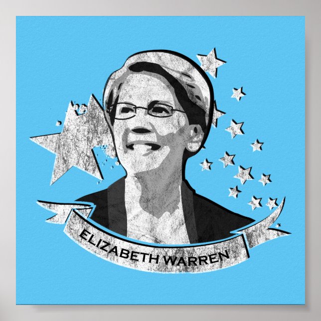 Poster Estrelas e faixas de WARREN (Frente)