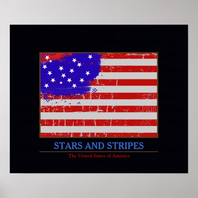 Póster Estrelas e listras americanas para sempre (Frente)