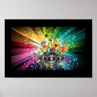 Poster Estrelas e Listras, Pop de Música