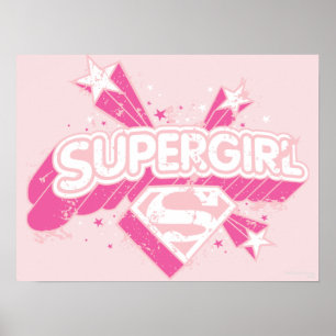 Póster Estrelas e logotipo da Supergirl