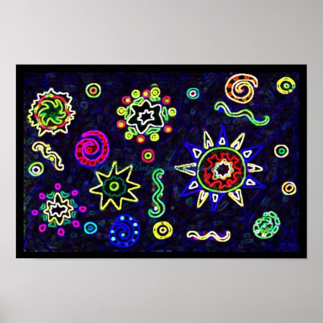 Póster Estrelas excelentes no Céu (Frente)