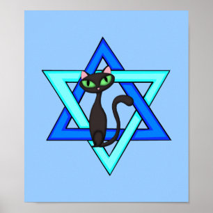 Poster Estrelas judaicas do gato