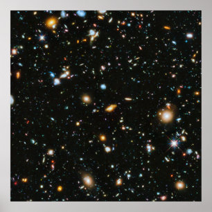 Poster Estrelas no espaço - campo ultra profundo de
