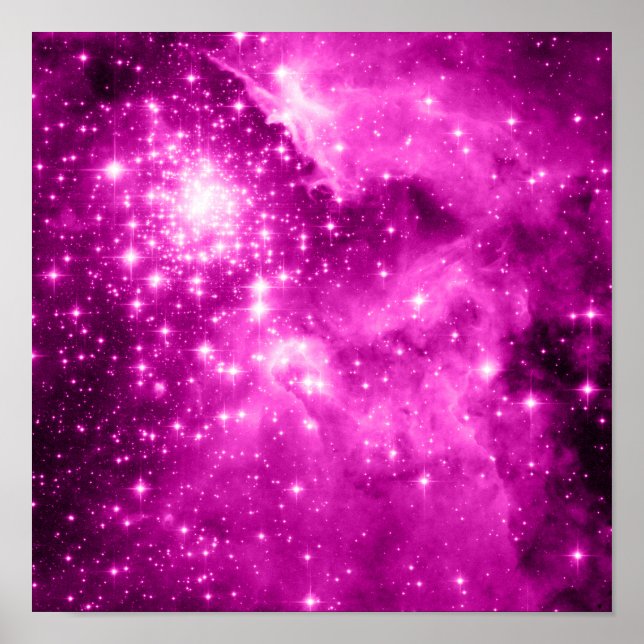 Poster Estrelas Rosa (Frente)