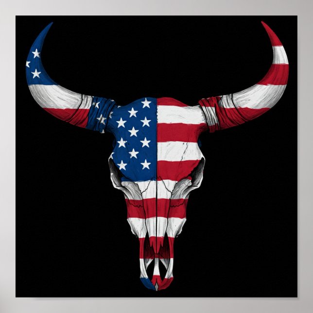 Poster Estrelas Stripes e Steers (Frente)