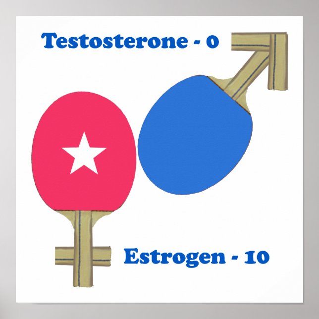 Poster Estrogen Ping Pong (Frente)