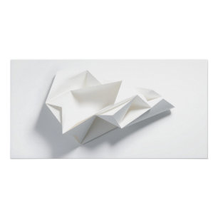 Póster Estrutura de papel minimalista