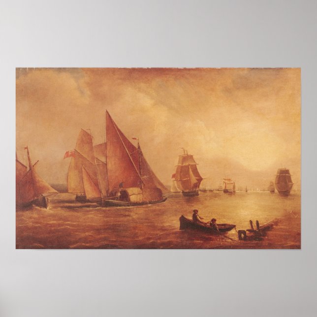 Poster Estuário do Tamisa e da Medway (Frente)