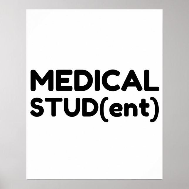 Poster estudante de medicina (Frente)