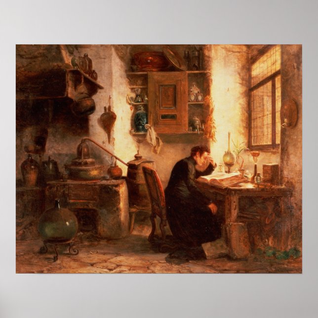 Póster Estudante de química e farmácia (Frente)