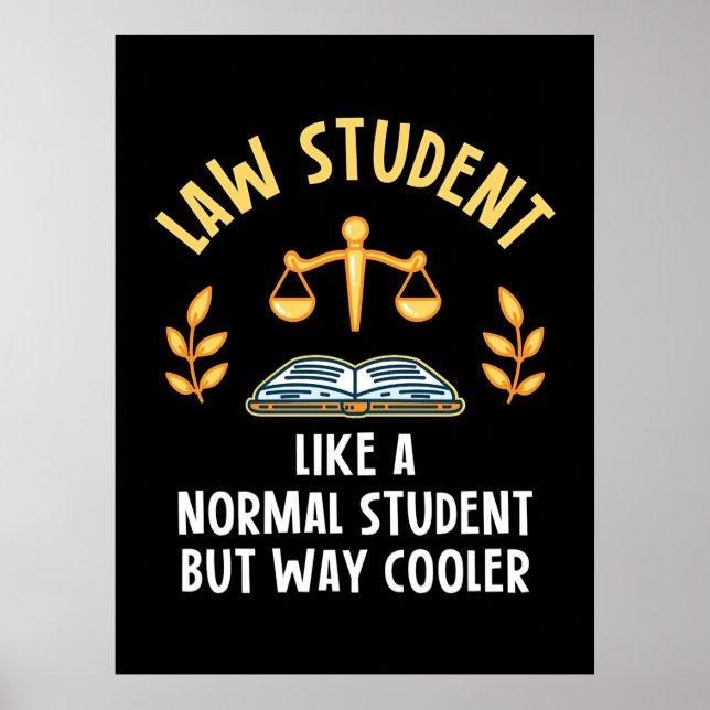Poster Estudantes De Direito São Mais Frescos (Frente)