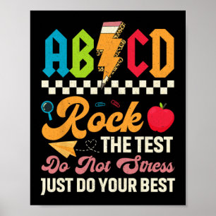 Poster Estudantes Do Dia De Teste Da Abcd Rock