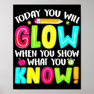 Poster Estudantes O Que Você Mostra No Dia De Teste