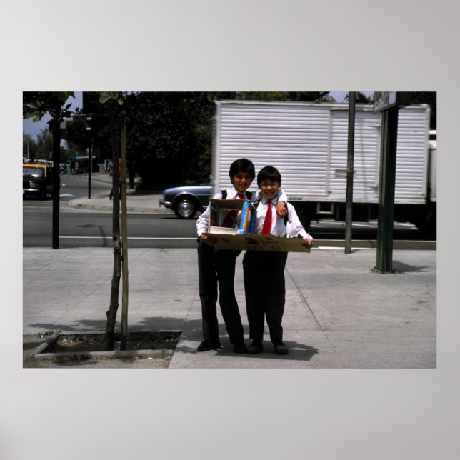 Póster Estudantes orgulhosos, Santiago, Chile (Frente)