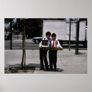 Póster Estudantes orgulhosos, Santiago, o Chile