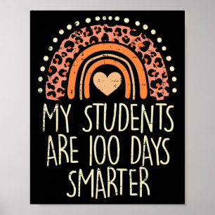 Poster Estudantes São 100 Dias Mais Inteligentes Do 100º