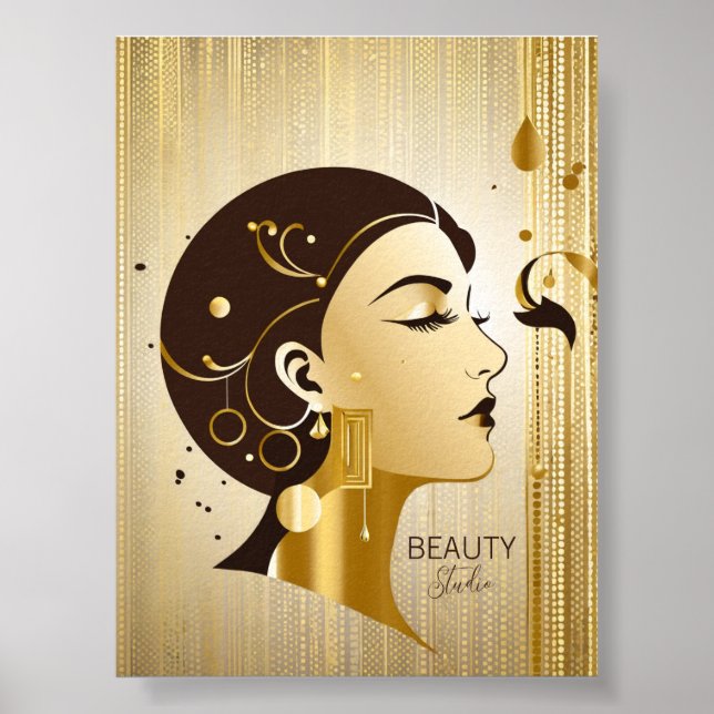 Poster Estúdio de beleza (Frente)