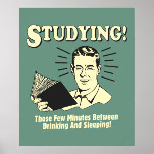 Poster Estudo: Beber e dormir