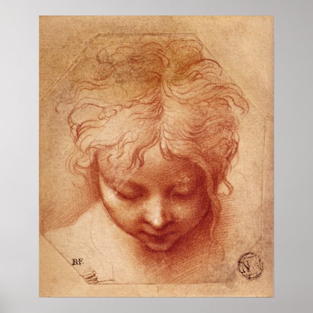 Poster Estudo da cabeça (Frente)