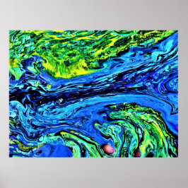 Poster Estudo de Cor Abstrata 56,