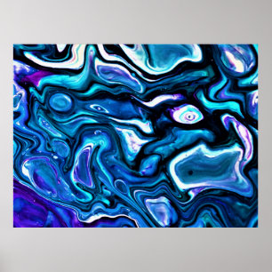 Poster Estudo de cor abstrato 118,