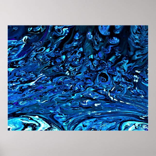 Poster Estudo de cor abstrato 130, (Frente)