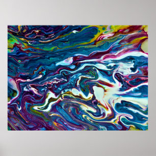 Poster Estudo de cor abstrato 151,
