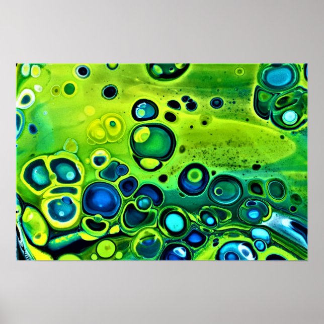 Poster Estudo de cor abstrato 159, (Frente)