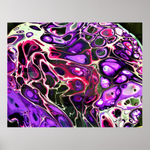 Poster Estudo de cor abstrato 188,