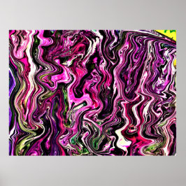 Poster Estudo de cor abstrato 216,