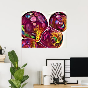 Poster Estudo de cor abstrato 219,